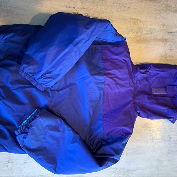Girls Like New 5/6 XXS Purple Columbia Snowsuit with Reversible Snow Jacket - Picture 3 of 5